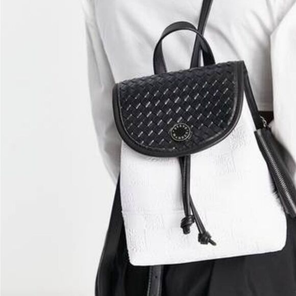 Steve Madden BSaraa Woven Logo Backpack main image 7